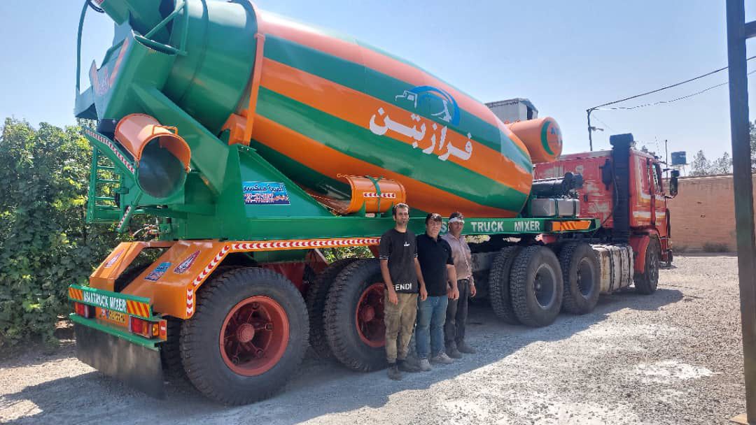 تولید و فروش اقساطی تراک میکسر آسیا تراک میکسر رشیدی در تهران